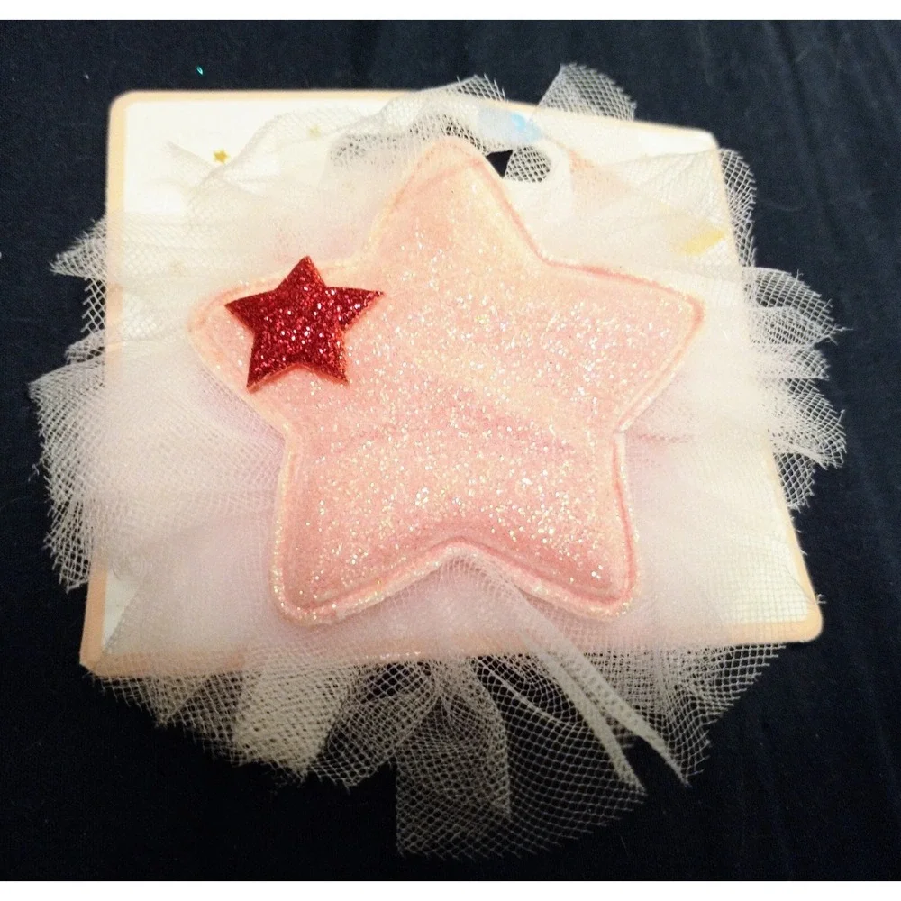 Baby Star Sparkle Infant/Girls Hair Clips Gift Set Pack of 3 D'Bello Accessories